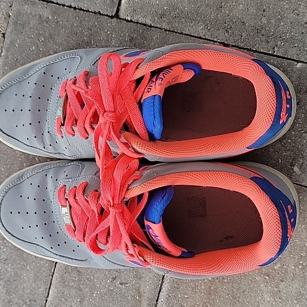 Nike Air Force 1 Low Grey, Royal Blue, Hot Pink March 2012 - Picture 6 of 7